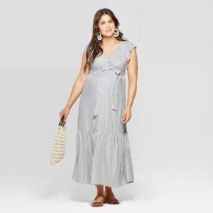 Isabel by Ingrid and Isabel Striped V Neck Dress
